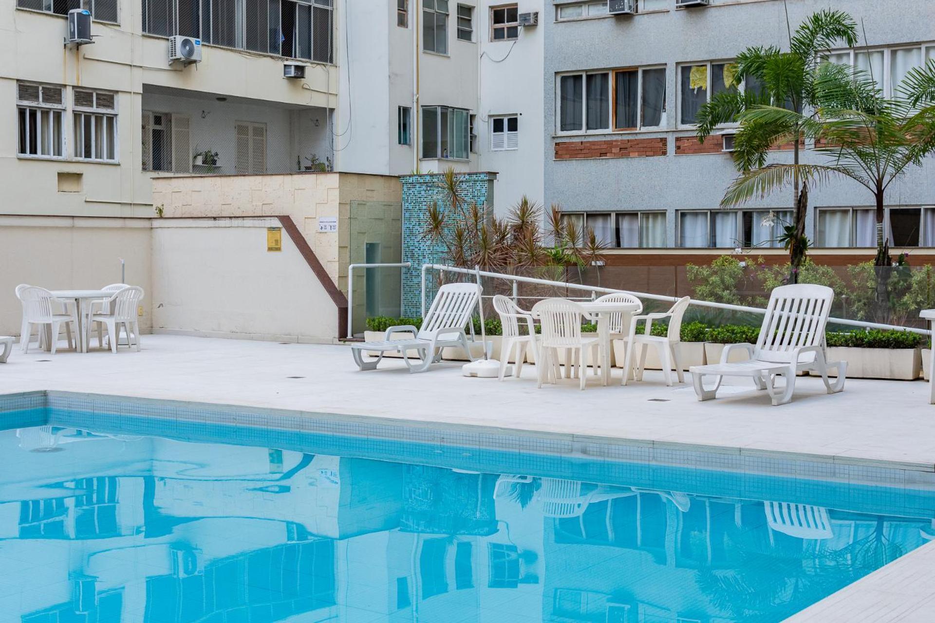 Flat Posto 6 Com Piscina - Copacabana Рио-де-Жанейро Экстерьер фото