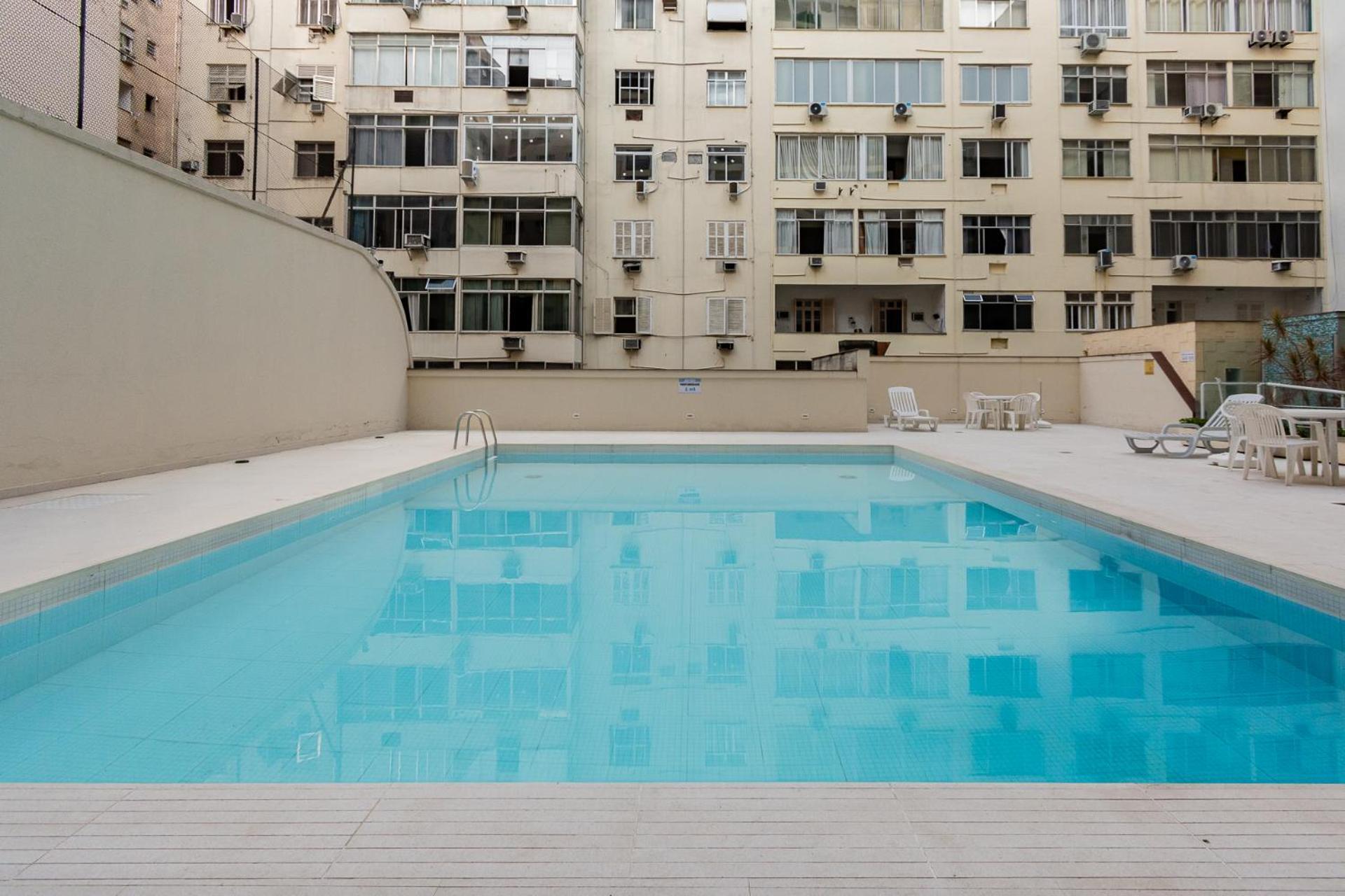 Flat Posto 6 Com Piscina - Copacabana Рио-де-Жанейро Экстерьер фото