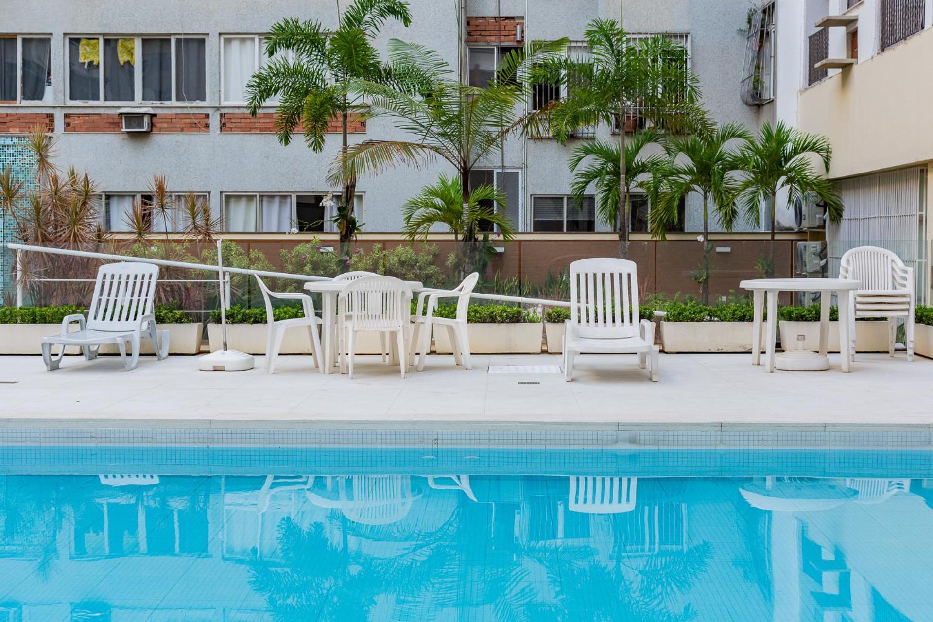 Flat Posto 6 Com Piscina - Copacabana Рио-де-Жанейро Экстерьер фото